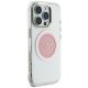 Guess IML Metal Colored Circle Classic Logo MagSafe Phone Case Cover iPhone 16 Pro Max - pink