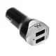 Maclean Energy MCE157 Car Charger 2x USB QC 3.0 4.8A with 1.5m Cable, Silver