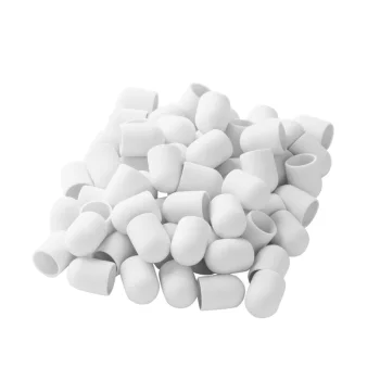 Exo Hard Cap Abrasive Caps 13 mm 150 Grit White, 500 Pcs