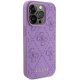 Guess Case for iPhone 15 Pro, Light Purple, HC PU Quilted 4G Classic