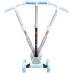 Foldable Kids Tricycle Scooter with LED Wheels, Blue (STORE DEMO)