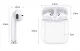 Brainz 38511 Wireless Bluetooth Earbuds with Microphone, White