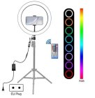 Puluz LED RGB Vlogging Ring Photo Video Light Lamp 30cm ( Without Tripod )