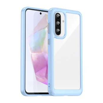 Outer Space Case for Samsung Galaxy A56 with Flexible Frame, Blue