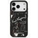 Karl Lagerfeld Grained Pattern&Logo MagSafe Phone Case Cover iPhone 17 Pro - Black