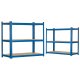 Heavy-Duty Metal Shelving Unit Humberg 150x75x30 cm, Blue