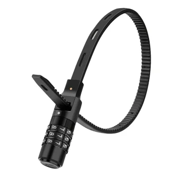 Rockbros 3240001001 Combination Bicycle Lock, 0.5 m, Black