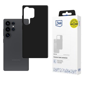 3Mk Protection Matt Case for Samsung Galaxy S25 Ultra, Black