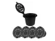 Reusable Coffee Capsules for Nespresso (5 pcs)
