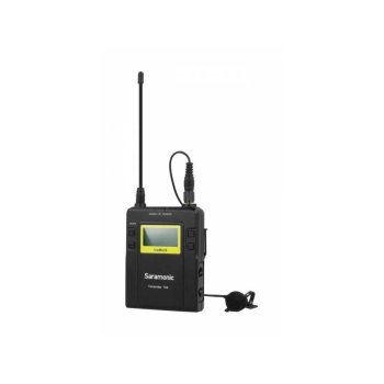 Transmitter with Saramonic TX9 microphone UwMic9 wireless audio system