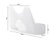 Kitchen Holder for Pot Lids and Cutting Boards, White