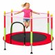 Kids Garden Trampoline with Net and Balls, 140cm, Red