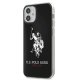 Apple iPhone 12 mini 5.4\'\' US Polo Shiny Big Logo Case Cover (USHCP12STPUHRBK), Black