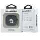 Karl Lagerfeld Silicone Karl Head 3D Case for AirPods 4, Black