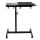 Maclean MC-121 B Mobile Laptop Desk, Adjustable Height 59-89cm, Black
