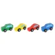 Kruzzel Wooden Truck with Car Carrier and 4 Cars