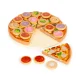 Ecotoys Wooden Velcro Cutting Pizza for Kids, 27 Elements