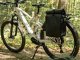 Waterproof Bicycle Pannier Bag for Rear Rack 20L Bike Trunk Bag, Black
