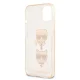 Karl Lagerfeld Glitter Karl\'s & Choupette Case for iPhone 13 mini - Gold