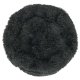 Plush pet bed with raised edges, 60 cm, dark grey