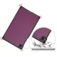 Samsung Galaxy Tab A7 Lite (SM-T220/T225) Tri-fold Stand PU Leather Case Cover, Purple