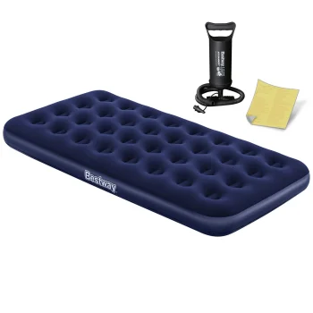 Bestway 67001 Air Mattress with Pump, 188x99x22 cm