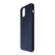 3Mk Protection Silicone Case for iPhone 15 Plus, Navy Blue
