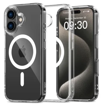 Tech-Protect Flexair Hybrid MagSafe Case for iPhone 16 Plus, Clear