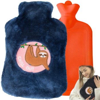 Rubber Hot Water Bottle with Soft Cover