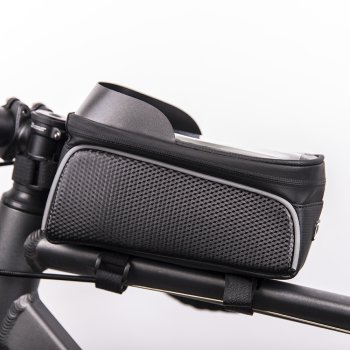 Waterproof Bike Phone Holder Bag for Handlebar TFO Model02, black