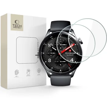Tech-Protect Glass Fit+ apsauginis stiklas Xiaomi Watch S5 46mm, 2 vnt.