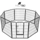 Heavy-Duty Modular Pet Playpen 8 Panels 80x80cm Malatec 23769