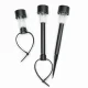 Solar clip lights 6pcs for pool terrace and garden, warm white