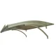 Door Canopy STARKEDACH L-160, 160x100x25 cm, Light Grey