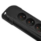Maclean MCE10 Power Strip with 10 Outlets and 2 Switches, 3680W, 1.5m