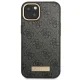 Guess 4G Logo Plate MagSafe Case for iPhone 14 Plus - Black