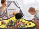 Корзина для игрушек с игровым ковриком, органайзер с крышкой и...