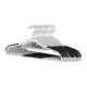 Ruhhy Non-Slip Clothes Hangers, 20 pcs, Grey