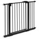 ECOTOYS Steel Safety Gate for Stairs and Doorways 74-105 cm with Extensions, Black
