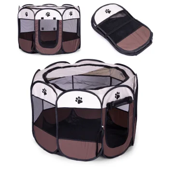 Petsi Pop-Up Fabric Playpen for Dogs and Cats