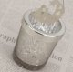 Spinning Carousel Candle Holder with Moon Charms, Silver