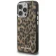 Karl Lagerfeld IML Leopard Pattern MagSafe Case for iPhone 16 Pro Max - Brown