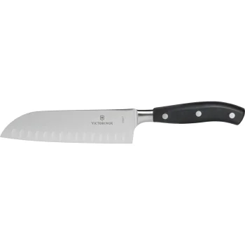 Santoku Knife Victorinox Grand Maitre 17 cm, Black / Silver