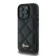 Guess iPhone 16 Pro Case Quilted Metal Logo, Black