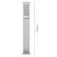 Tech-Protect NylonLoop strap for Apple Watch 44/45/46/49 mm, grey