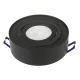 Maclean MCE462 B Recessed Spotlight Fixture for MR16/GU10, Black