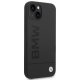 BMW iPhone 14 Plus Case Silicone Signature Logo MagSafe, Black