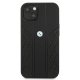 Apple iPhone 13 mini 5.4\" BMW Leather Curve Perforate Case Cover (BMHCP13SRSPPK), Black