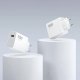 Xiaomi HyperCharge Combo 90W 6.1A USB-A Wall Charger with USB-C Cable - White
