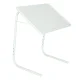 Foldable and Adjustable Laptop Table, 69 cm, White
